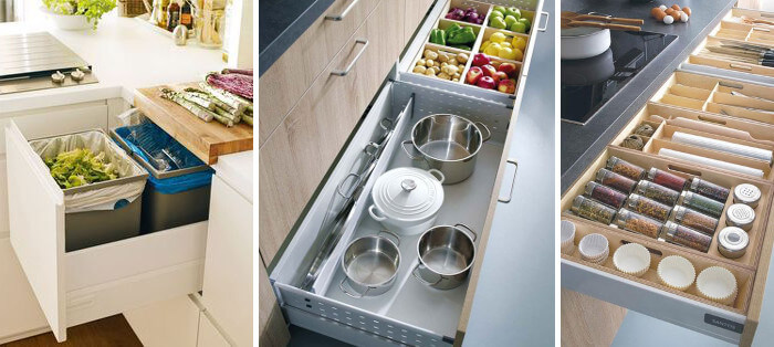 Cajones organizadores